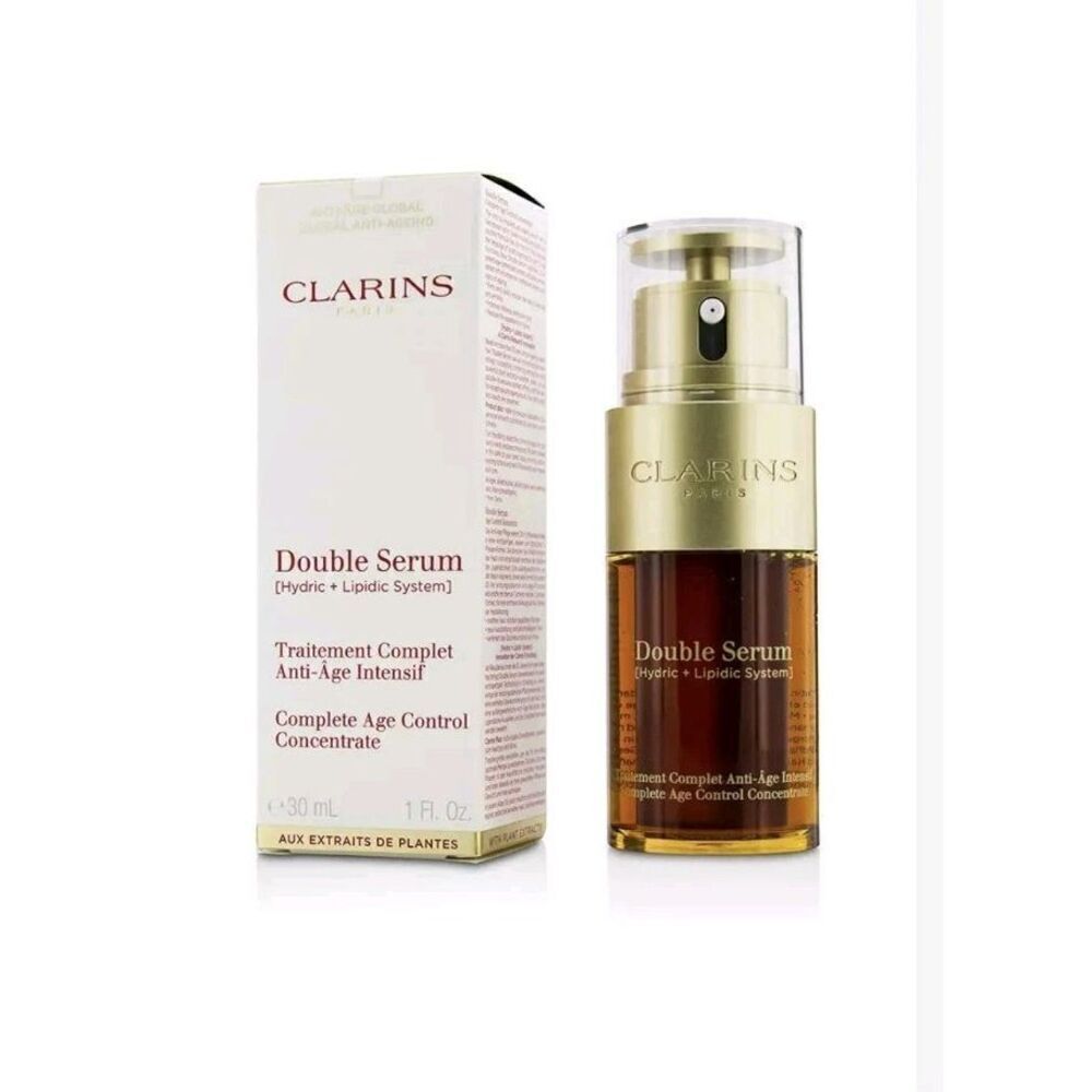 Clarins Double Serum Light Anti Aging Concentrate 1 OZ Hydric Lipidic System